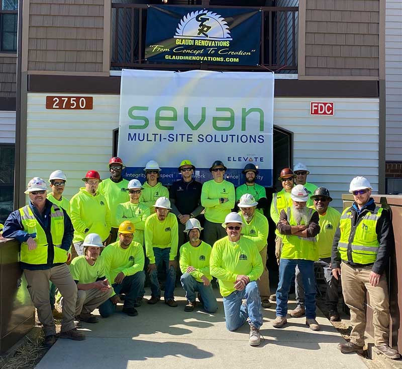 Military Housing 3 team of construction workers